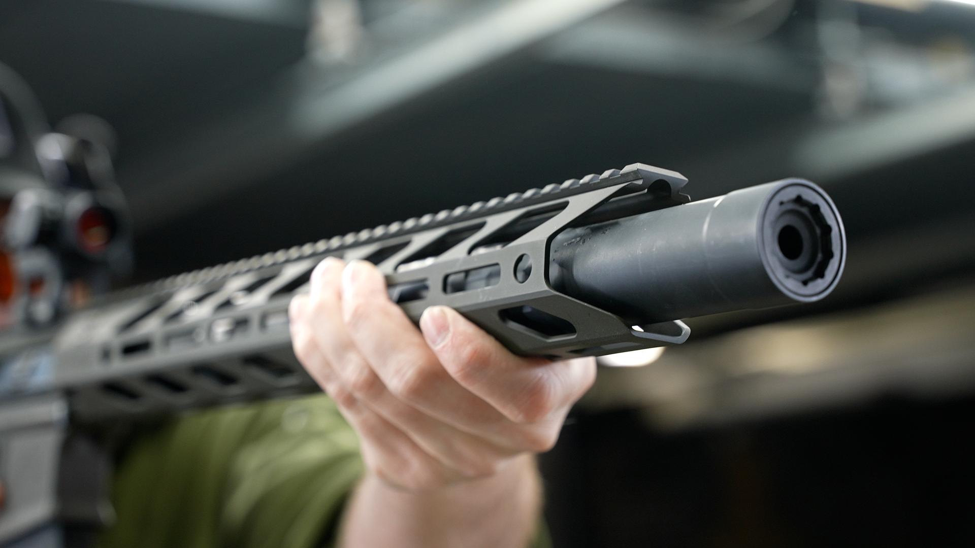 HWK XL® M-LOK Free Float Suppressor Ready Handguard 15.5